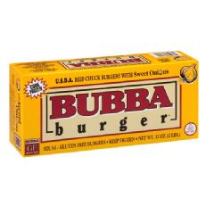 Bubba Burger® Beef Chuck Burgers with Sweet Onions 32 oz. Box