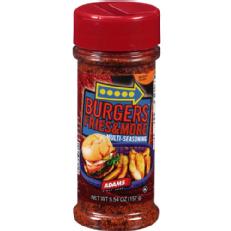 Adams Burgers, Fries & More Multi-Seasoning, 5.54 oz