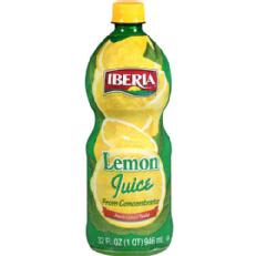 Iberia Juice From Concentrate, Lemon, 32 Fl Oz, 1 Count