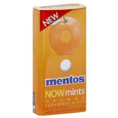 Mentos Nowmints Sugar Free Mints, Orange, 1.09 oz