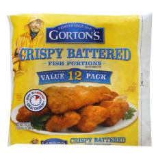 Gortons Batter Dipped Fish Portions, 12 Count, 24.5 oz