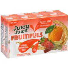 Juicy Juice Organic Fruitifuls, Orange Strawberry Banana, 6.75 Fl Oz, 8 Count