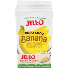 Jell-O Simply Good Banana Pudding 3.4 oz Pouch
