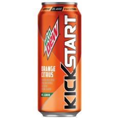 Mountain Dew Kickstart Orange Citrus, 16 oz Can