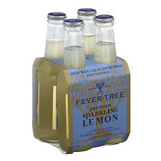 Brands of Britain Fever Tree  Sparkling Lemon, 4 ea