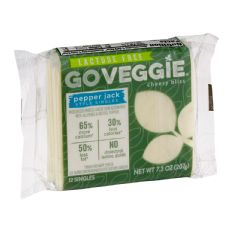 GO VEGGIE Lactose Free Pepper Jack Singles  - 12 CT
