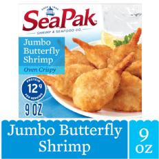 SeaPak Butterfly Shrimp, Frozen, 9oz