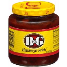 B&G Hamburger Relish, 10 Fl Oz