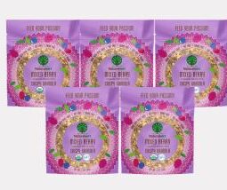 Naturalvert Organic, Gluten free, Vegan granola- Mixed Berry Vegan 2oz (Pack of 5)