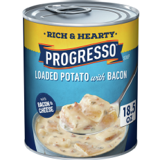 Progresso Rich & Hearty, Loaded Potato with Bacon Soup, 18.5 oz